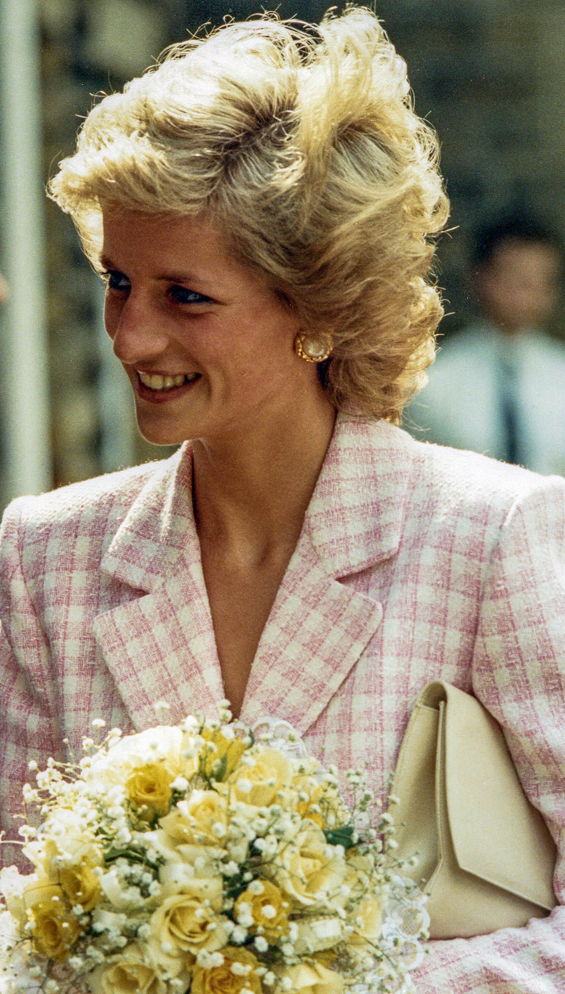 Princess Diana during her visit to Manorlands hospice, Oxenhope