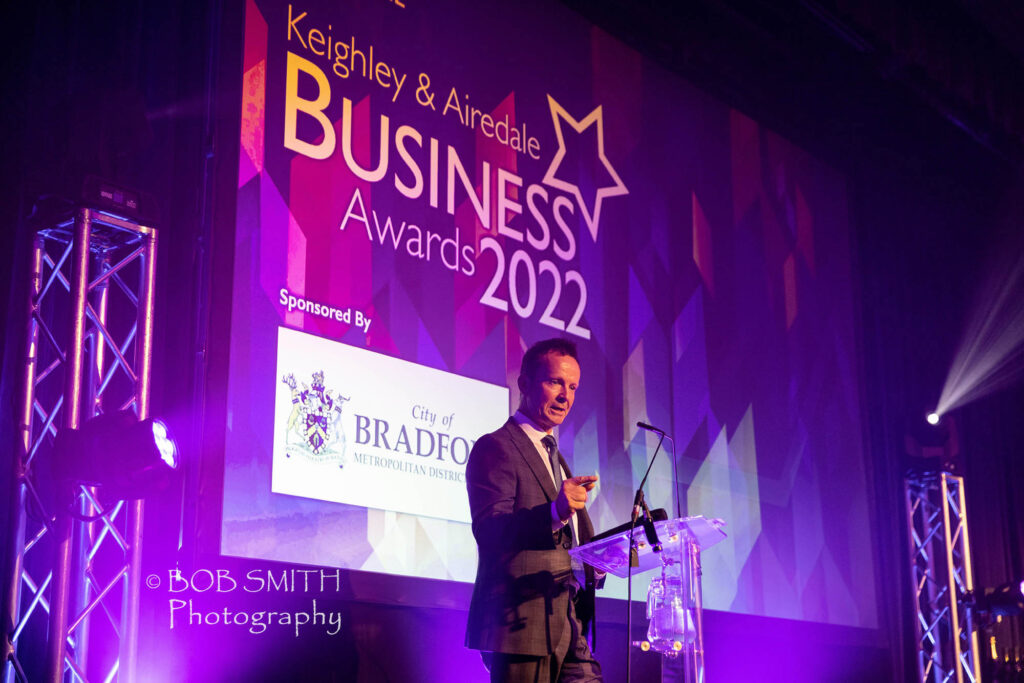 V weatherman hosts the Keighley and Airedale Business Awards 2022