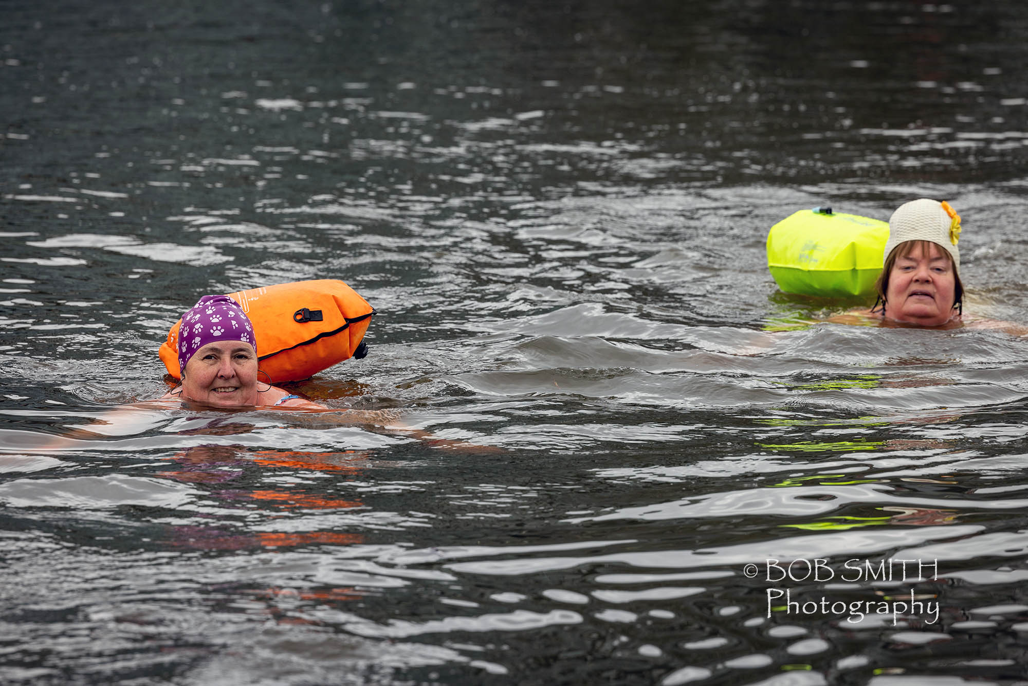 Outdoor swimmers brave the waters at the National Outdoor Expo