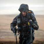 Eoin Keith battles the elements during the Spine Race