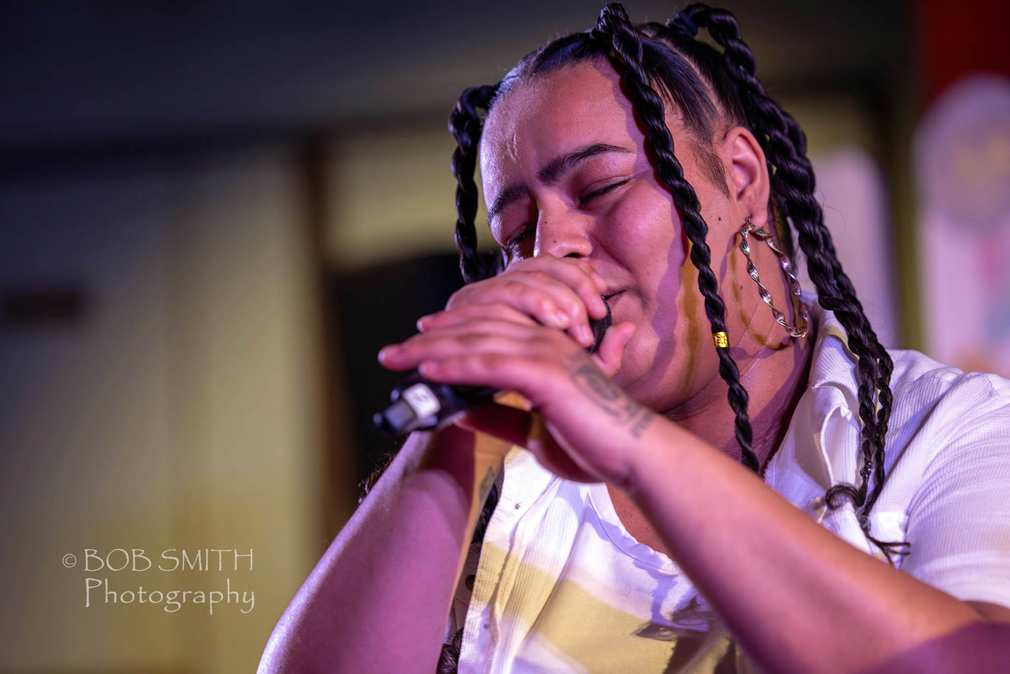 Rapper Kemmi Gill performs at the event Photo: Bob Smith Photography