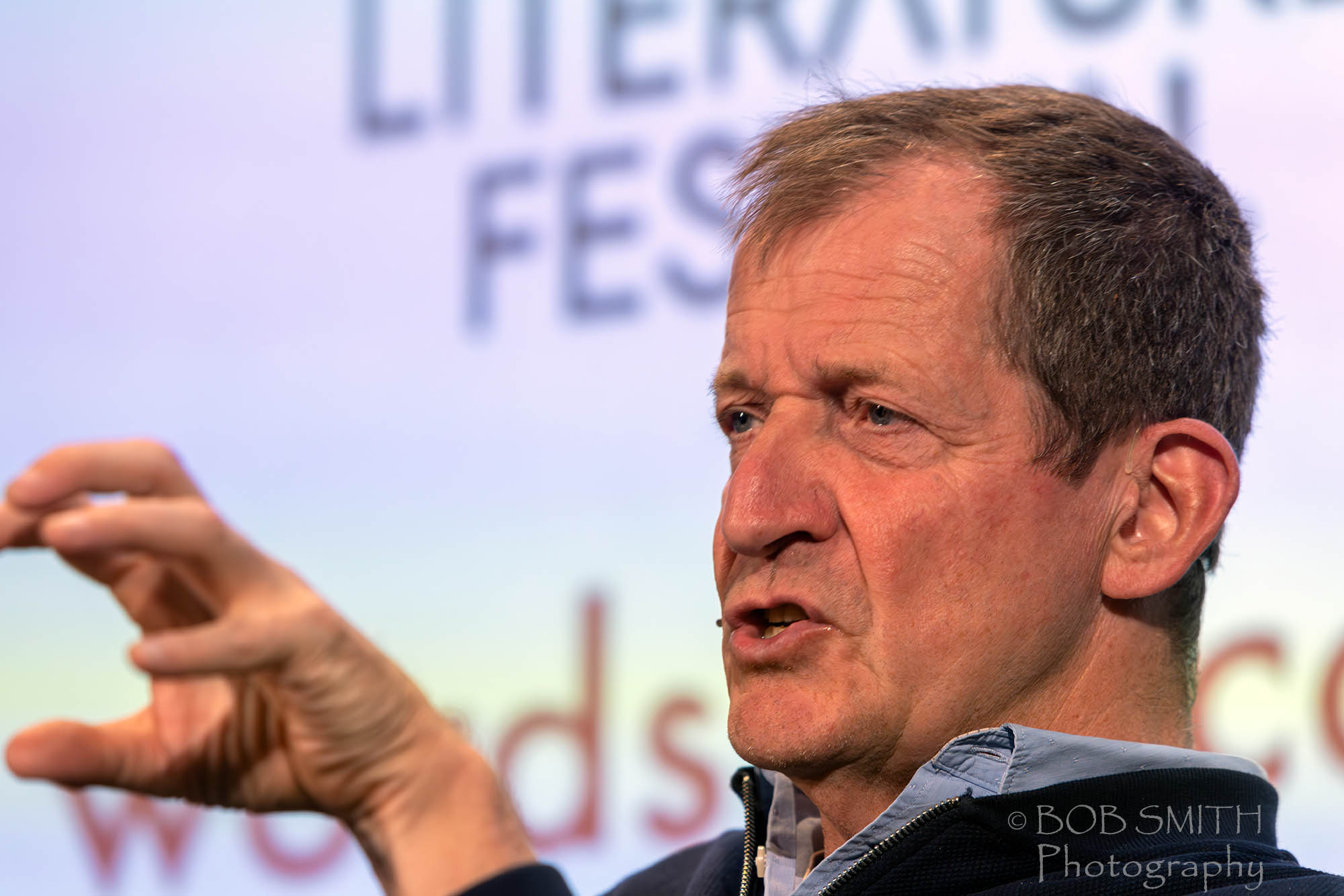 Former Labour spin doctor Alastair Campbell speaks at Bradford Literature Festival 2022