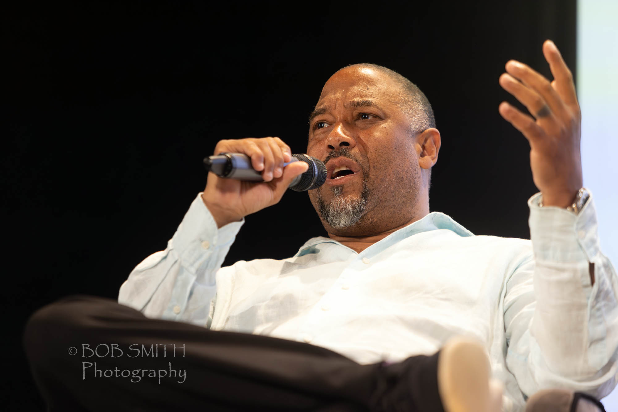 John Barnes speaks at Bradford Literature Festival 2022