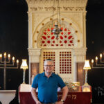 Nigel Grizzard provided a tour of Bradford Reform Synagogue during Bradford Literature Festival