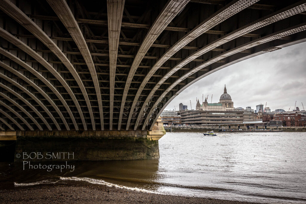 Blackfriars Bridge, London, with St Paul's' Cathedral in the distance