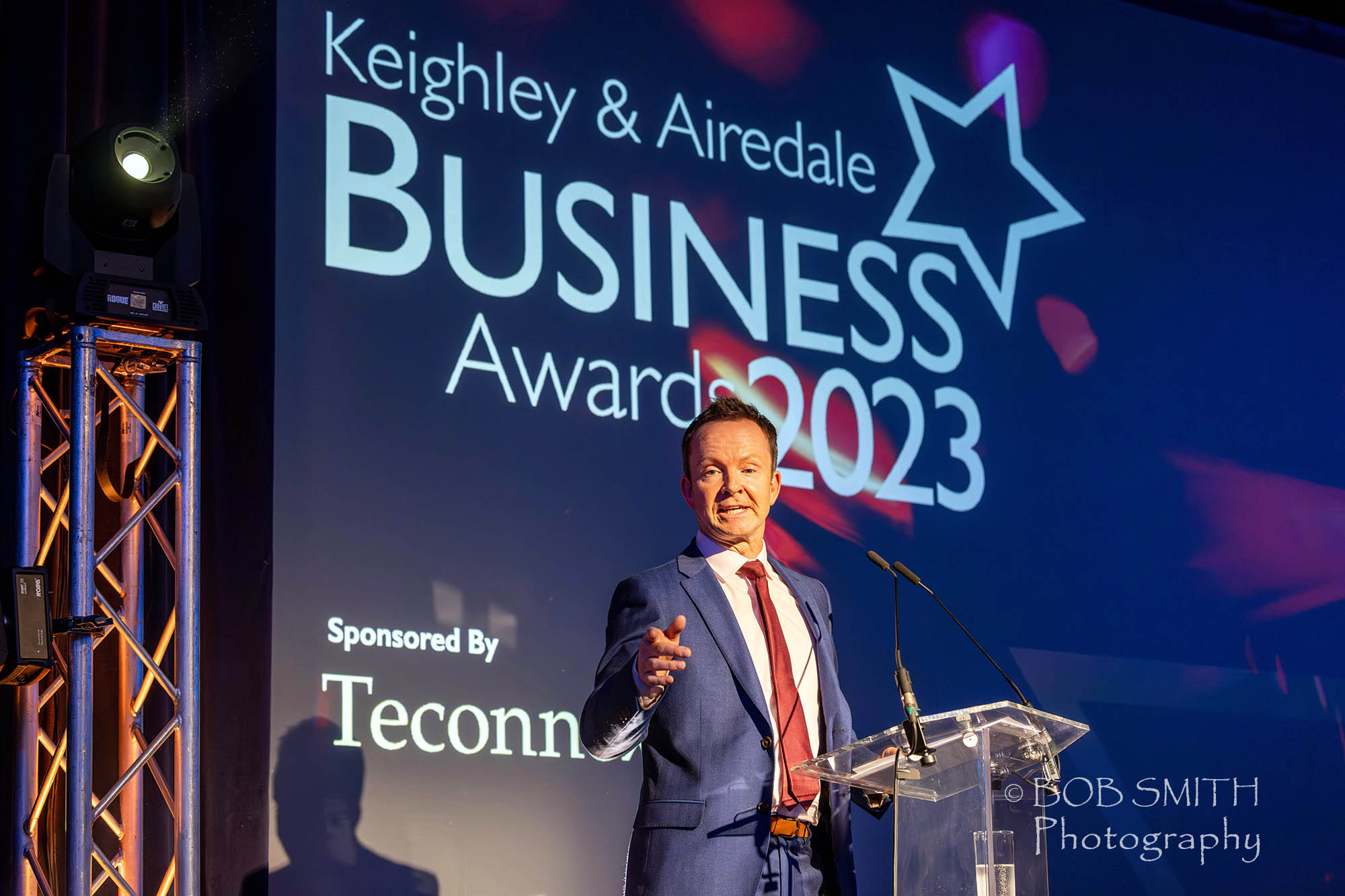 Paul Hudson at Keighley and Airedale Business Awards 2023