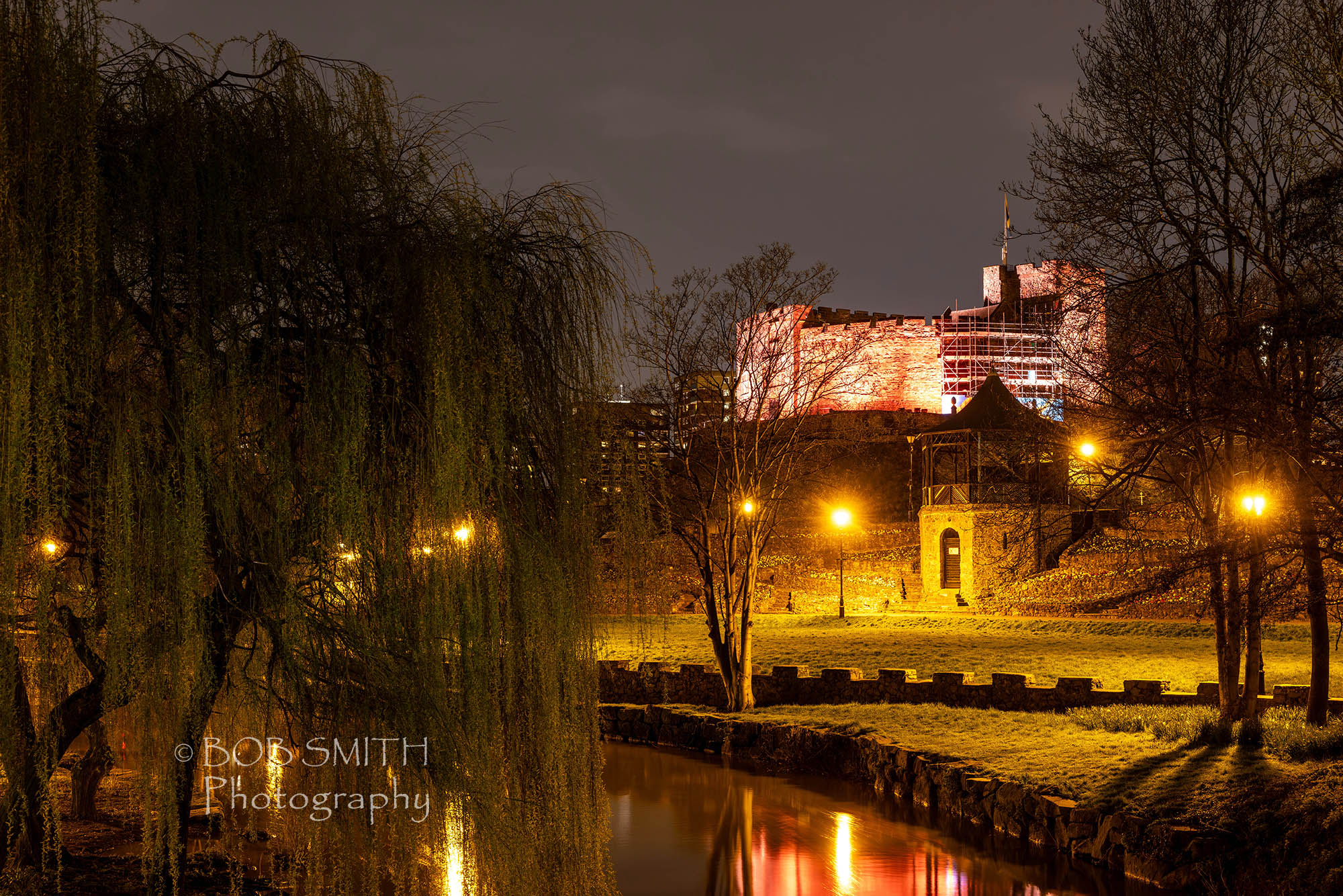 Tamworth Castle and the River Anker