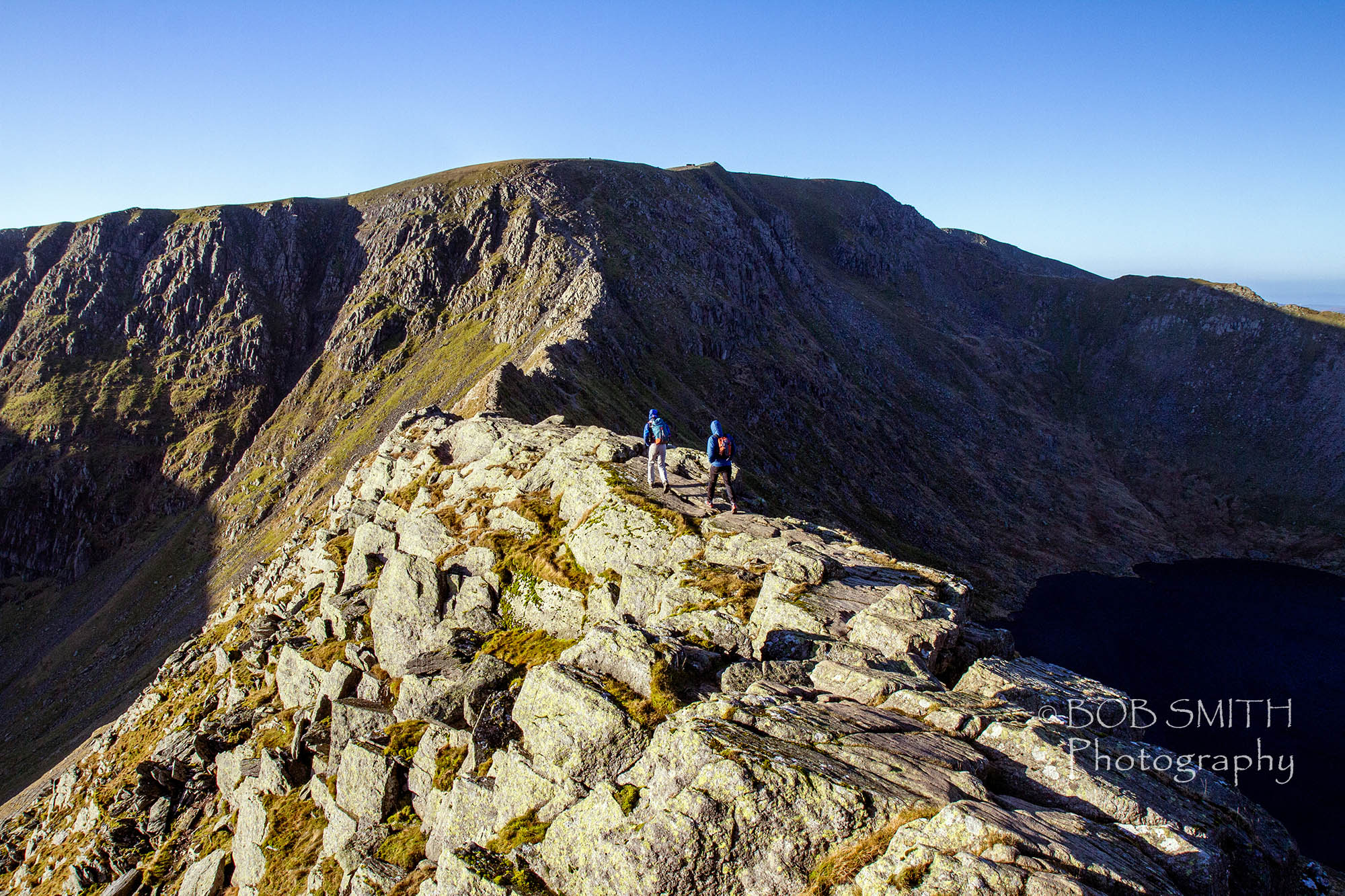 Striding Edge and Helvellyn. 