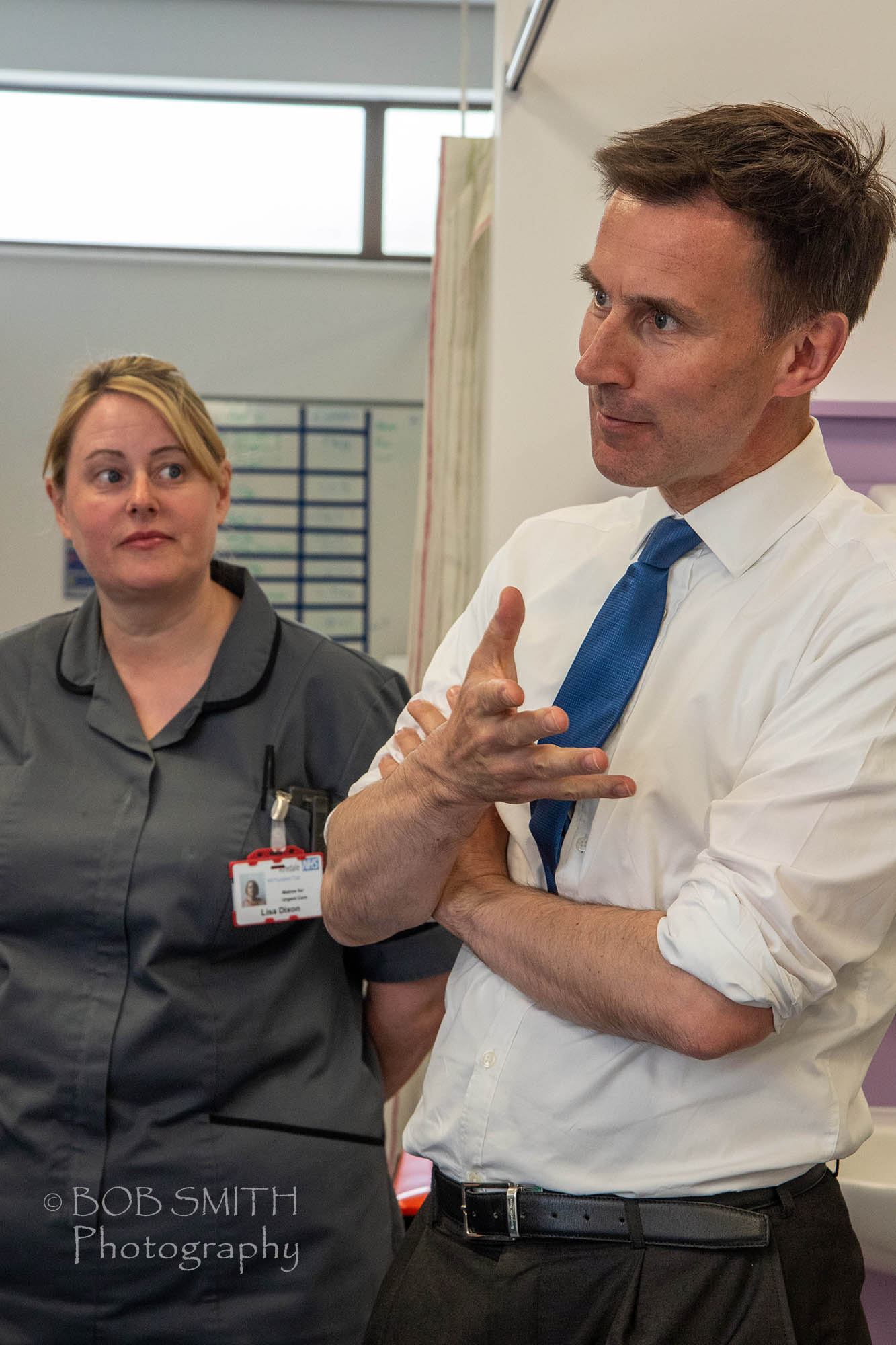 Health Secretary Jeremy Hunt visits Airedale General Hospital