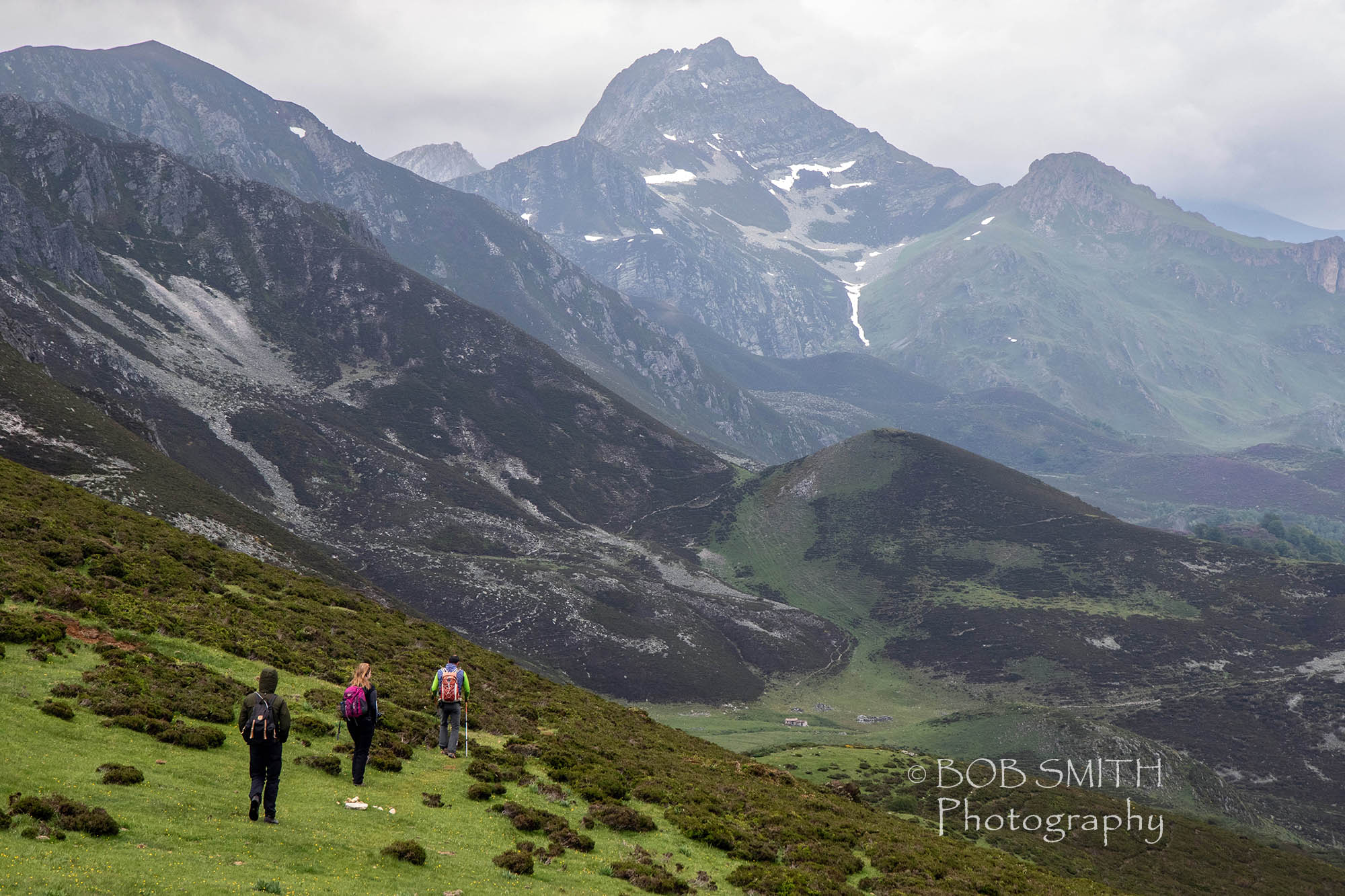 A hike in the mountains during a press trip to Asturias, Spain