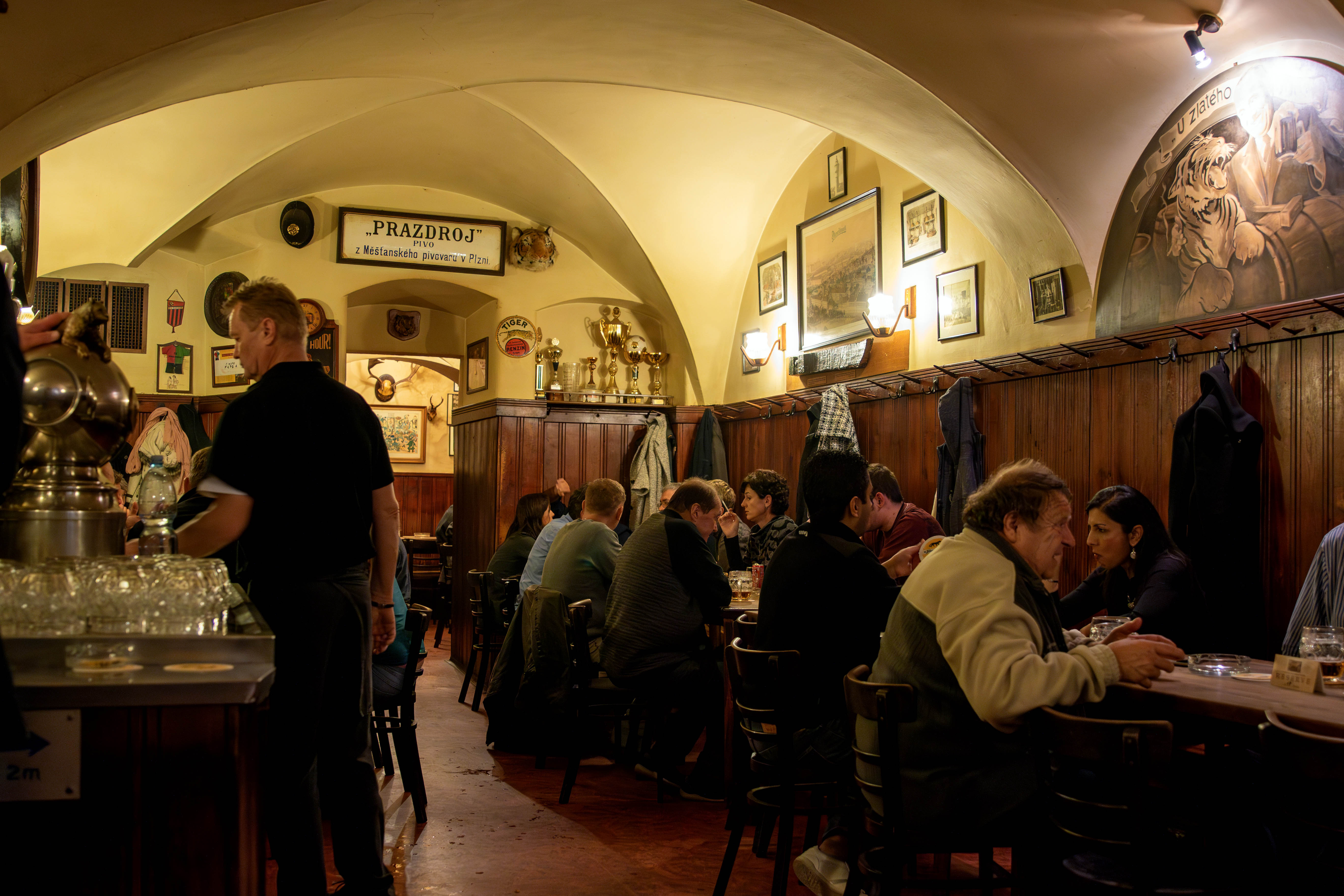 The bar in Prague, Czech Republic