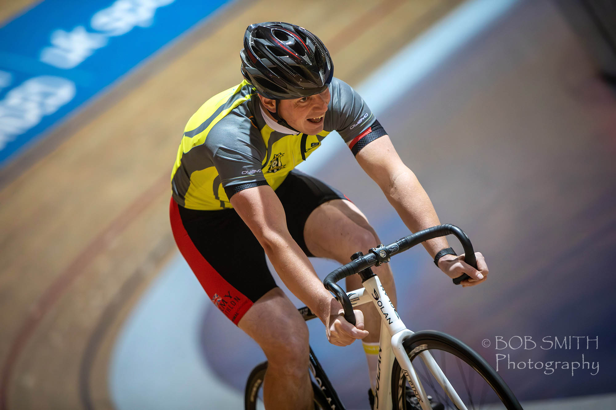 Cyclist Simon Wright in training for a John O'Groats to Lands End charity relay.  Photo: Bob Smith Photo