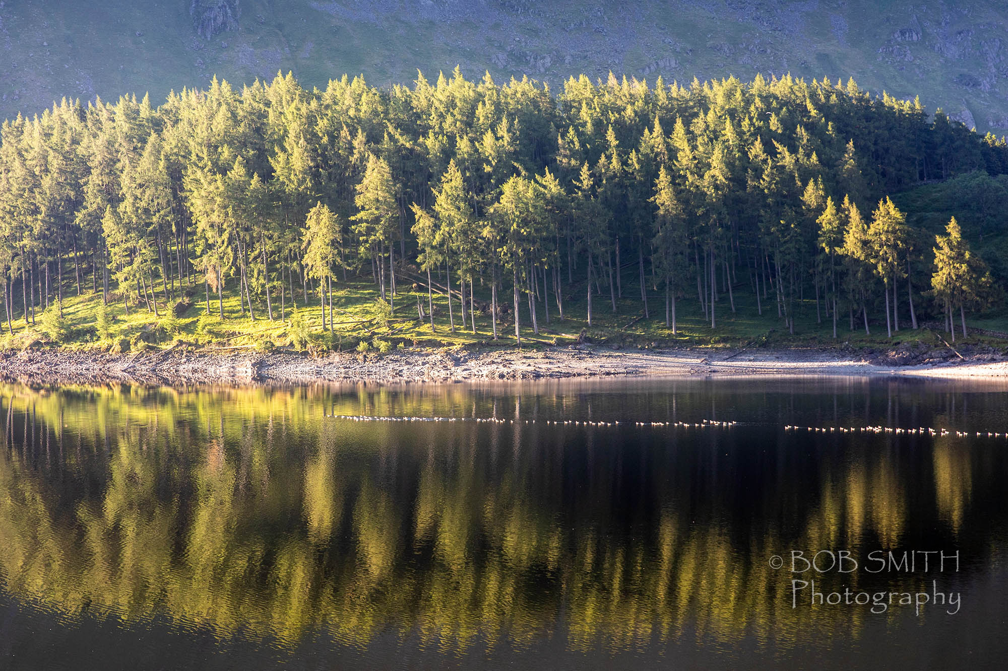 Dawn breaks over Haweswater, Mardale, in the Lake District