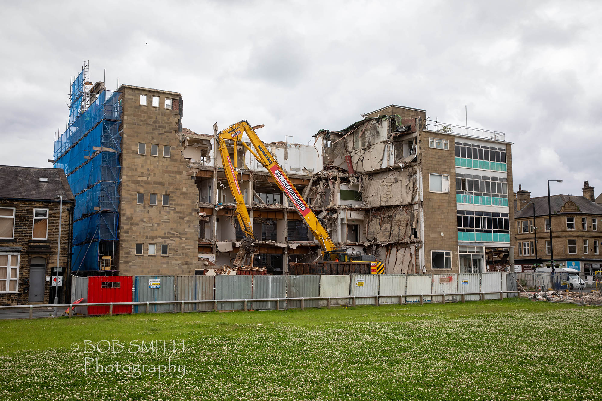 The second stage of the Keighley College buildings on the junction of Cavendish Street and Lord Street