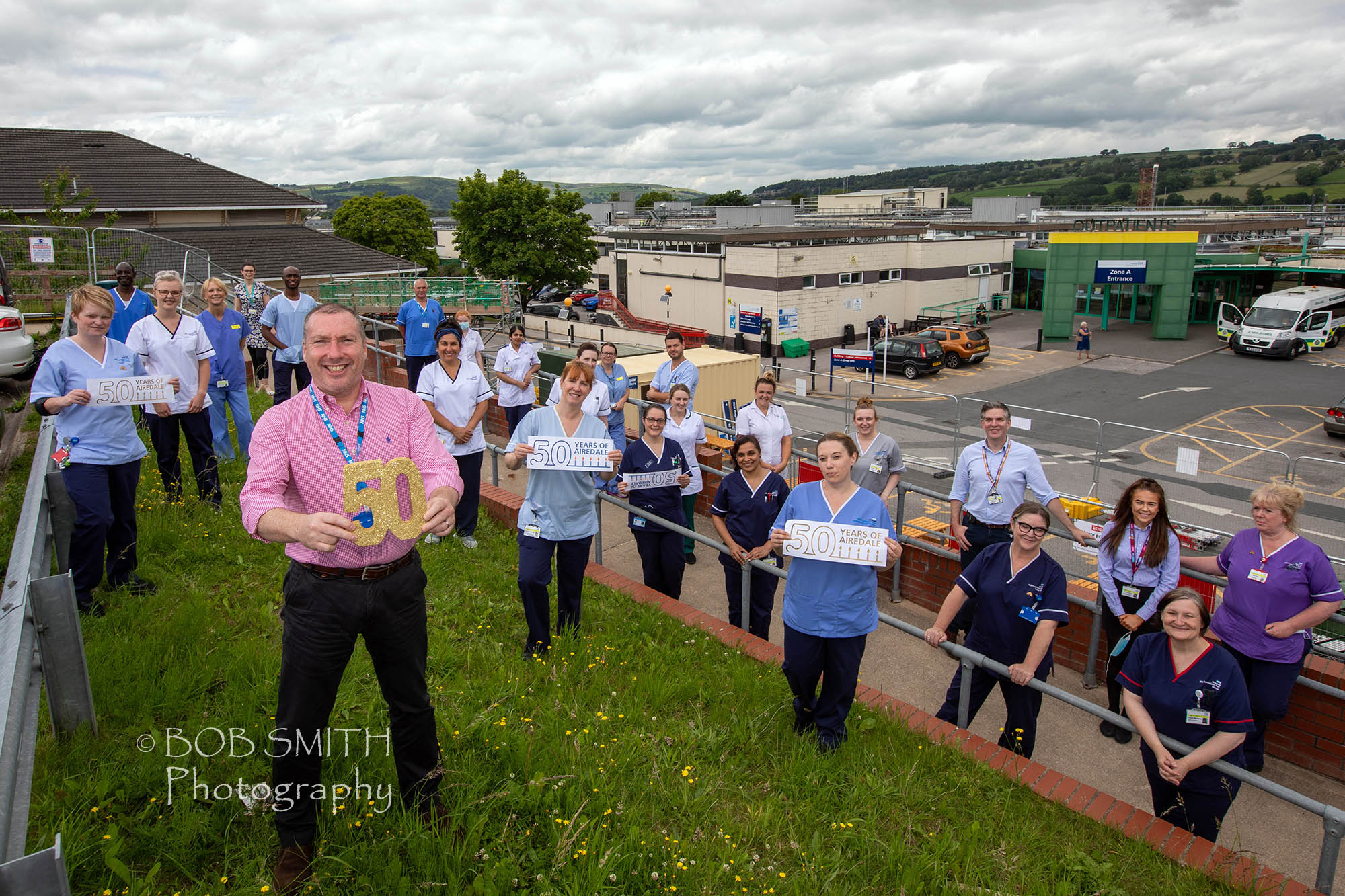 Airedale Hospital staff celebrate its 50th anniversary