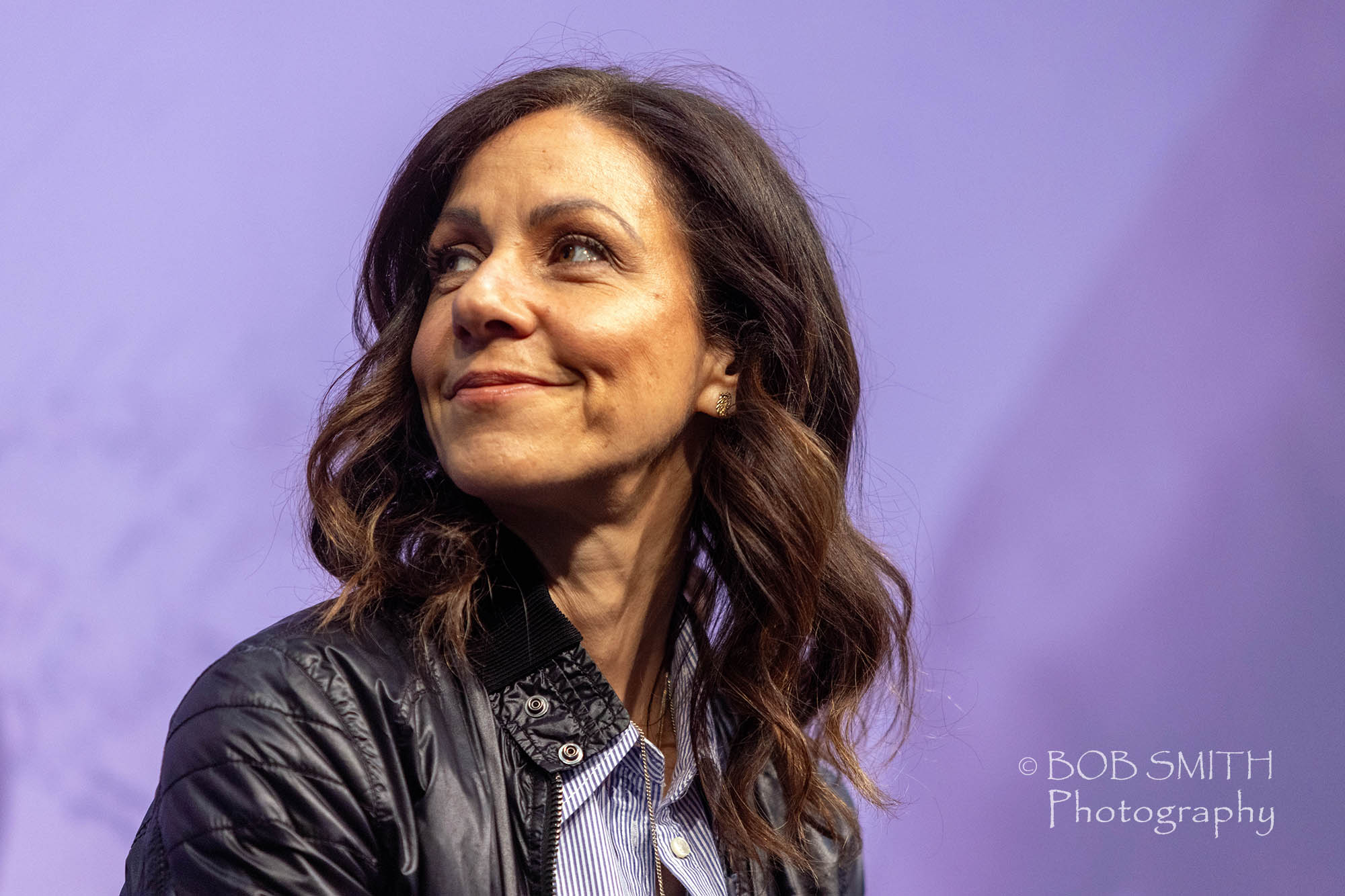 Julia Bradbury during her appearance at the National Outdoor Expo