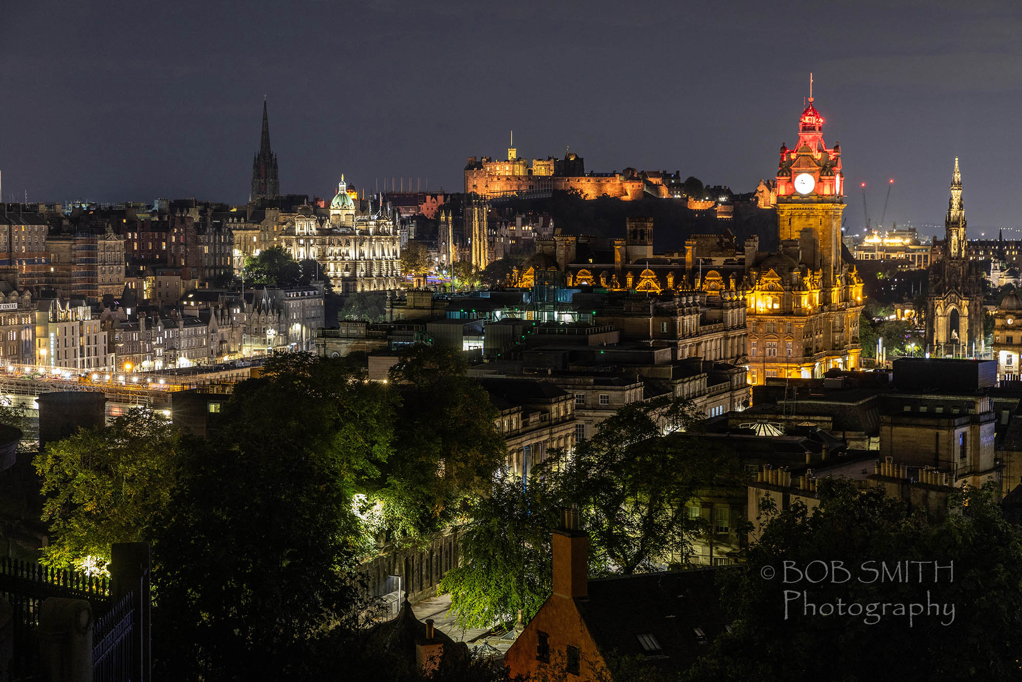 Edinburgh by night