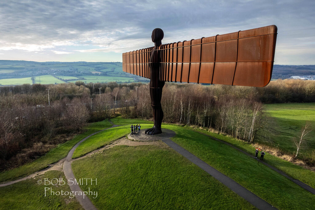 Antony Gormley's Angel of the North, Gateshead. Photo: Bob Smith