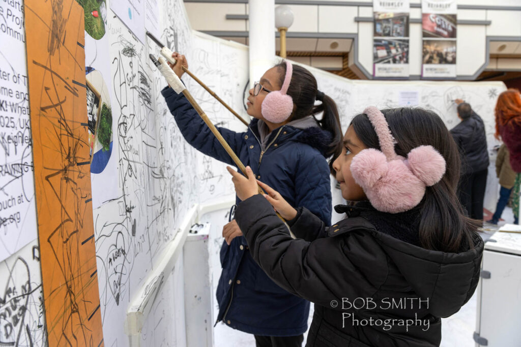 Keighley Creative Drawing Box at the town's launch of Bradford 2025