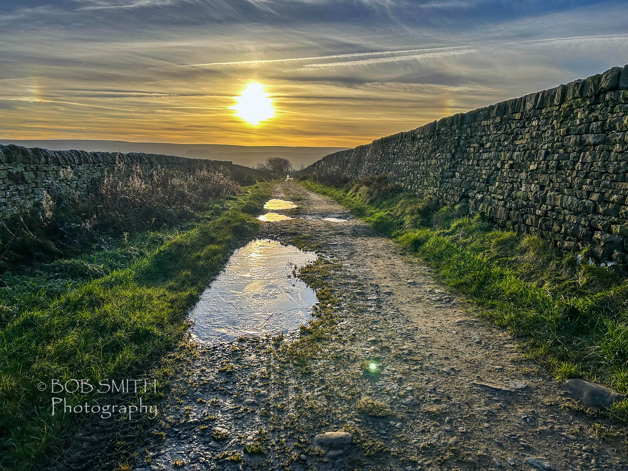 The sun sets on the moors