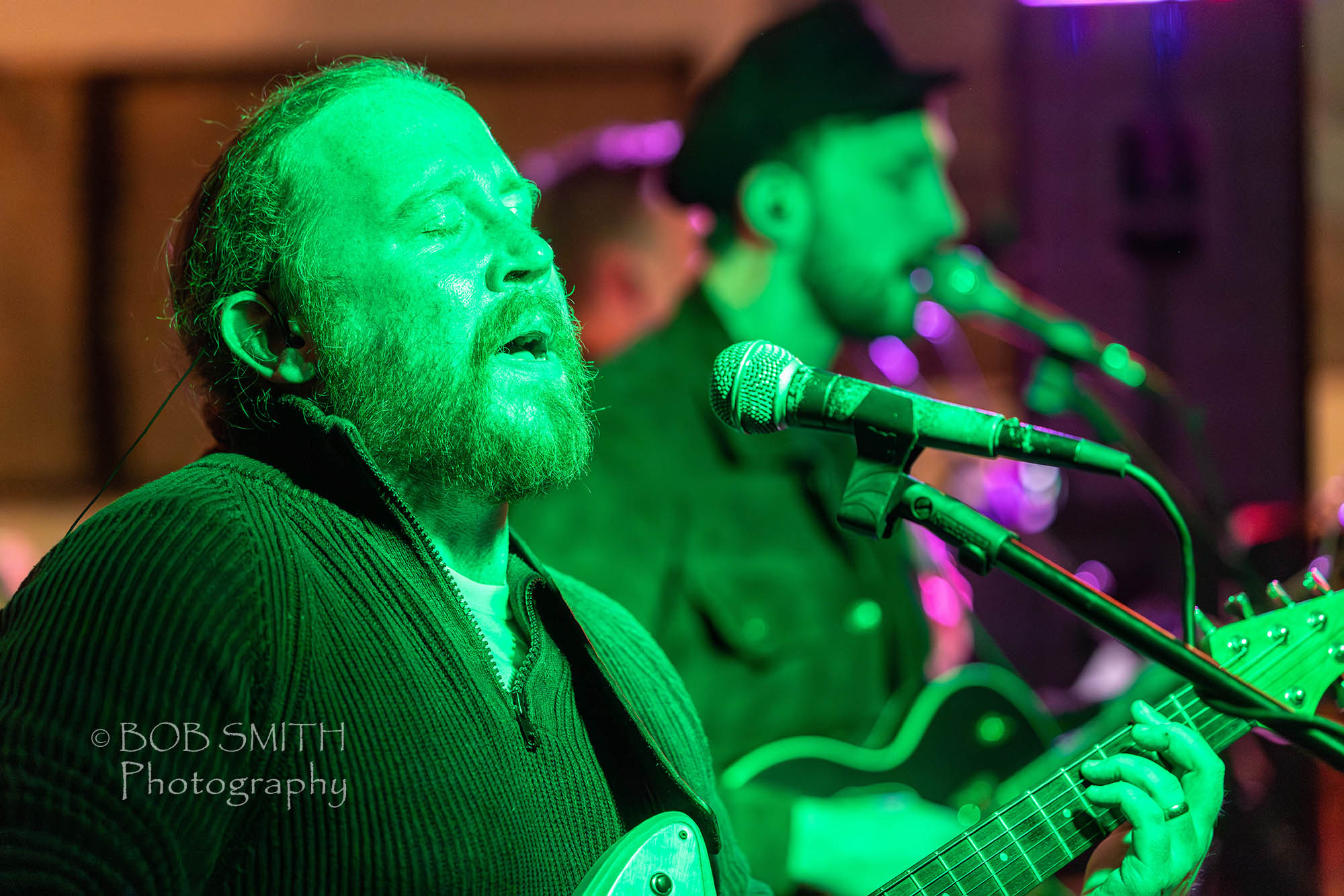 The band peforms at the Beatles Drive held at Oxenhope Community Centre.