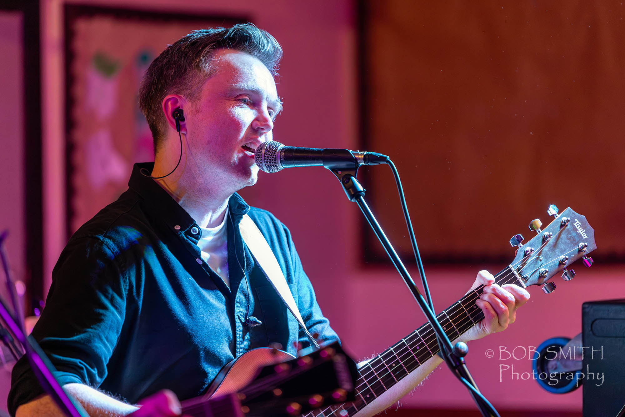 The band peforms at the Beatles Drive held at Oxenhope Community Centre.