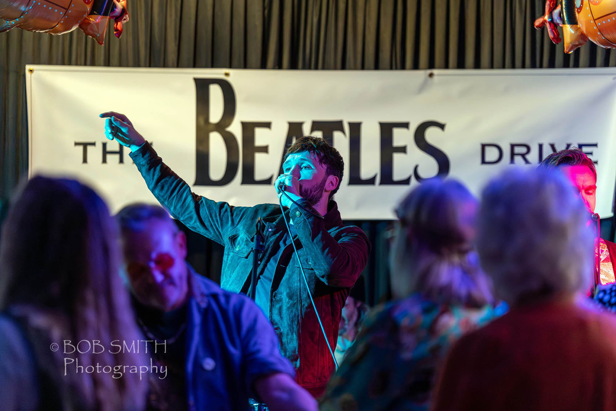 The band peforms at the Beatles Drive held at Oxenhope Community Centre.