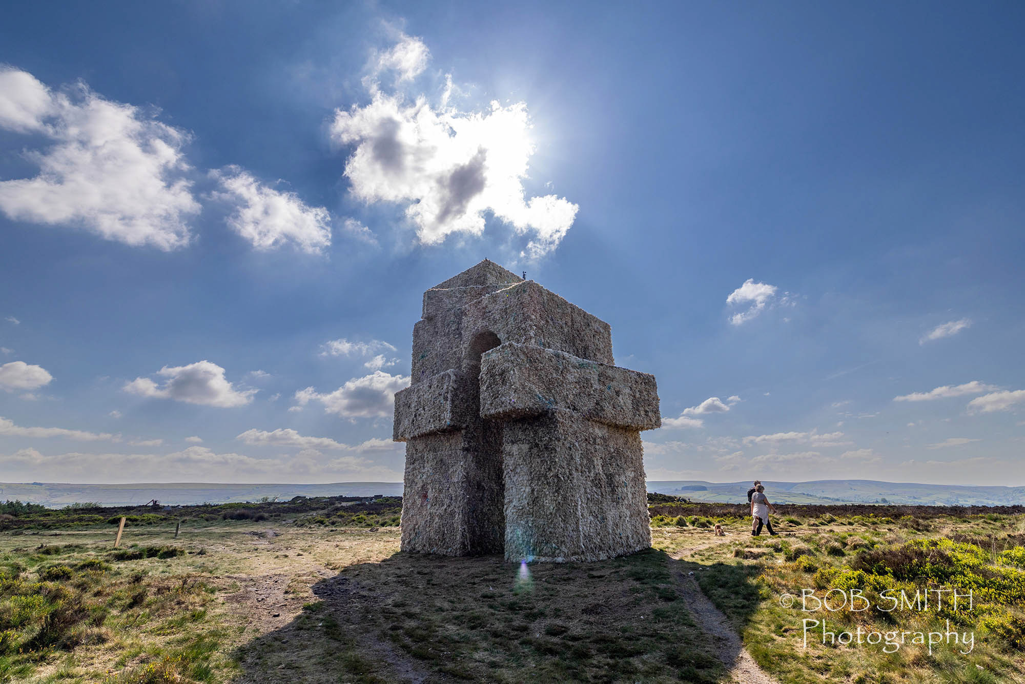 The Wild Uplands art on Penistone Hill, Haworth, part of the Bradford 2025 City of Culture events.