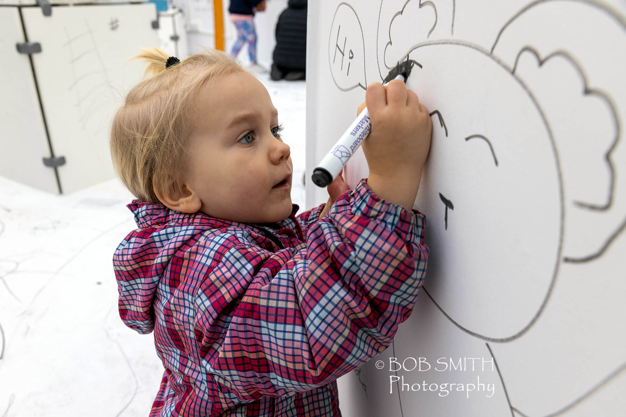 Keighley Creative Drawing Box at the town's launch of Bradford 2025.