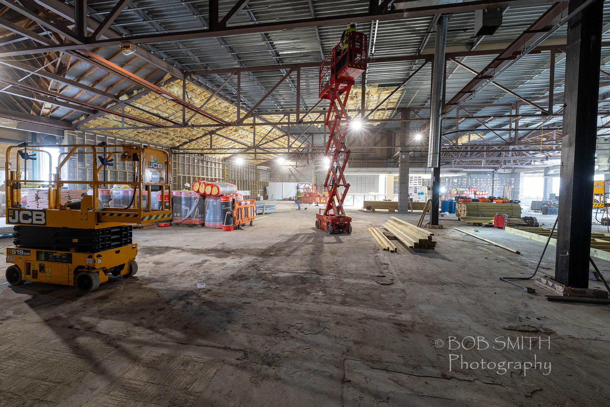 The interior of the  former Sunwin House department store on Hanover Street that will be home to Keighley Creative 