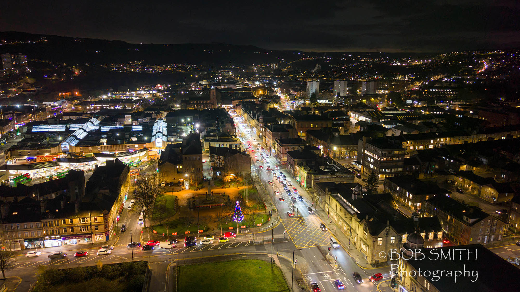 Keighley by night