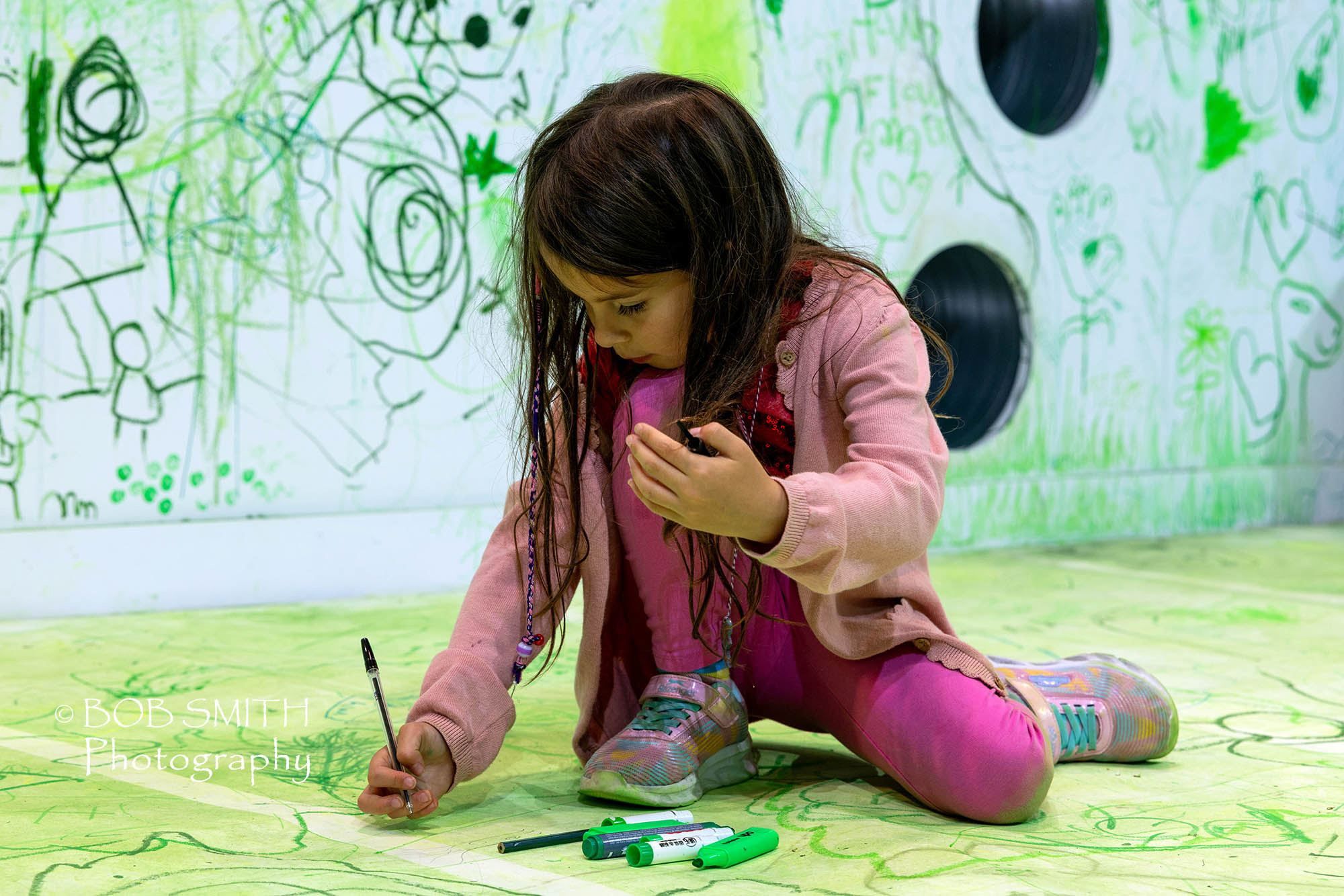 Keighley Creative  Mega Drawing Box at The Beacon.