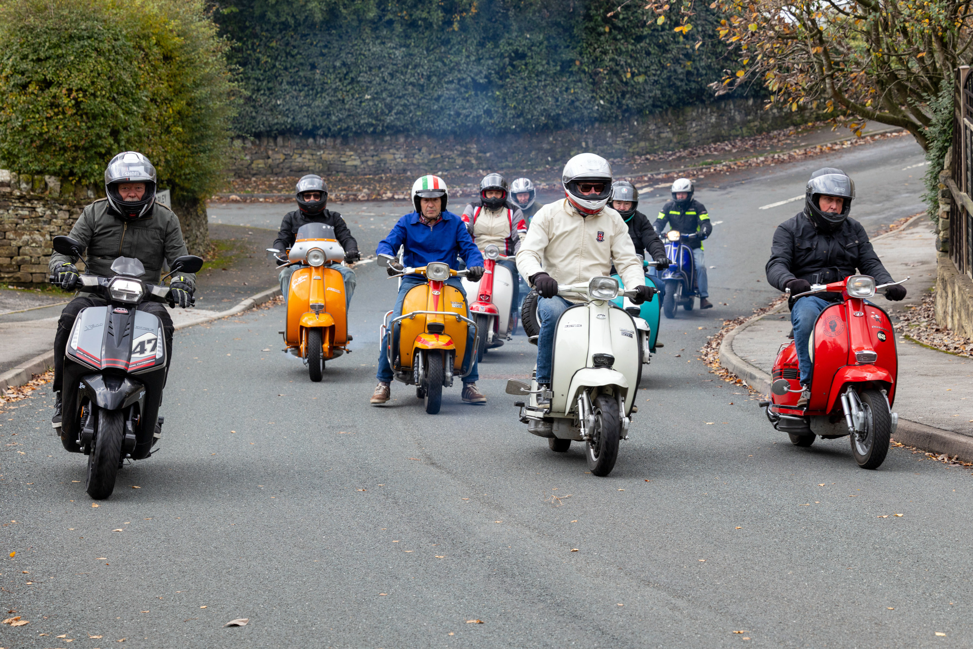 Scooter boys hit the road