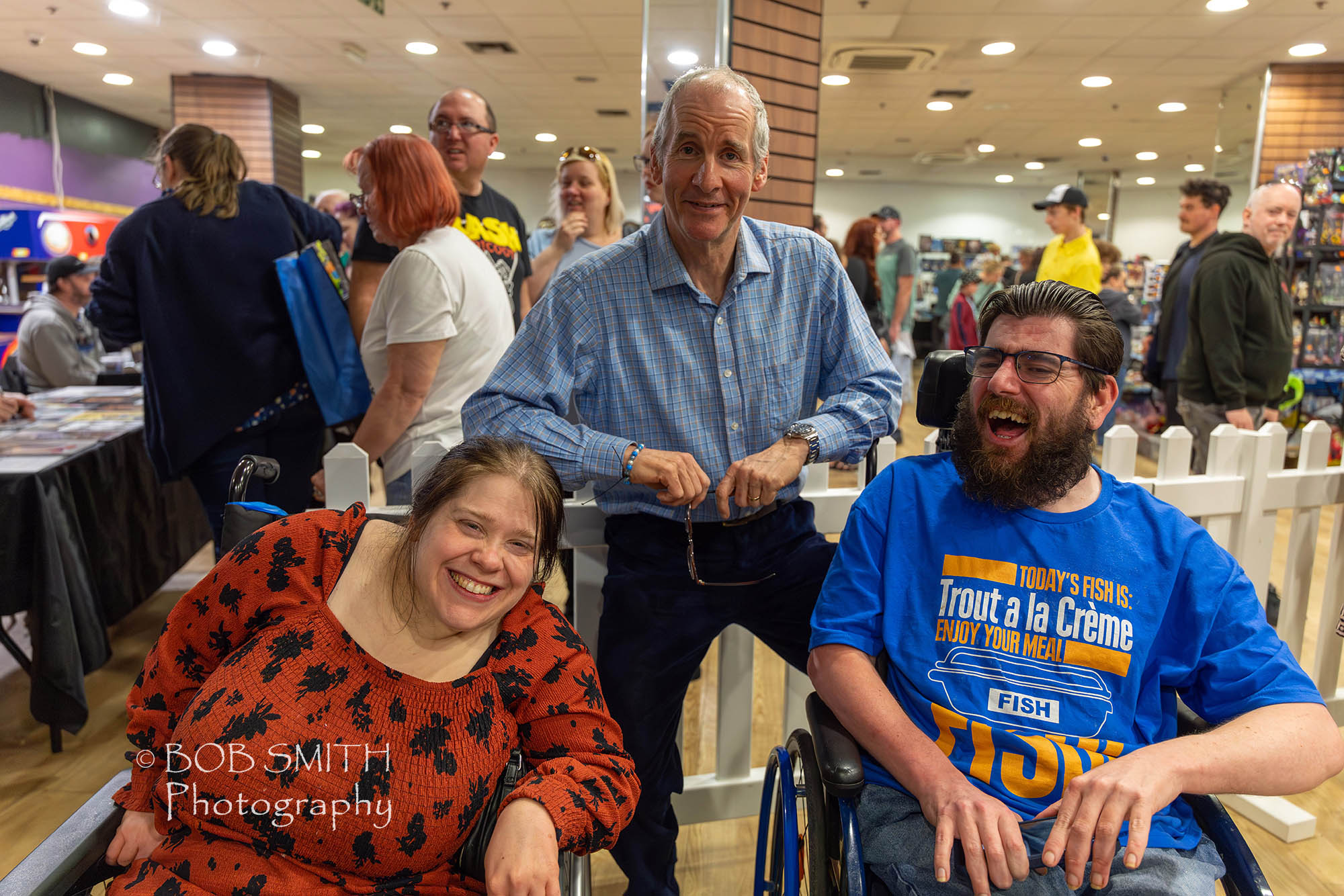 Shopping Centre, Birkenhead, meet Red Dwarf star Chris Barrie