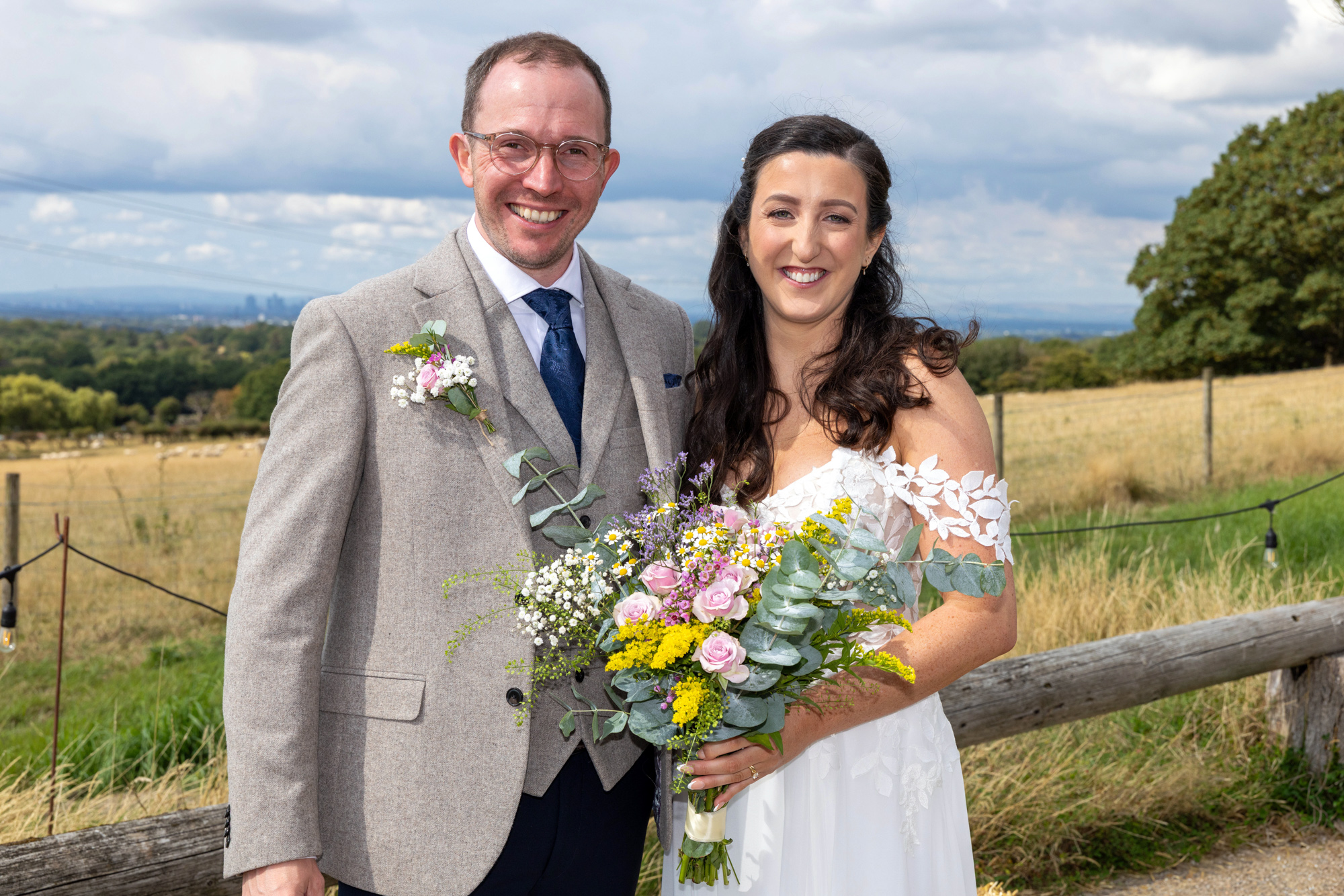 Wedding: Harriet Lewis and Tom Smith celebration at Hill Top Barn , Poynton
