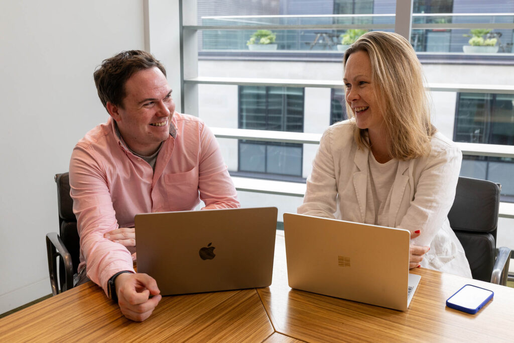 Onteric co-founders Jen Lothian and Luke Hope