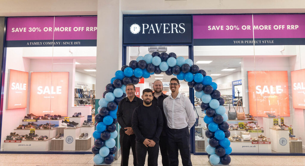 The opening of the Pavers store in the St Johns Centre, Leeds