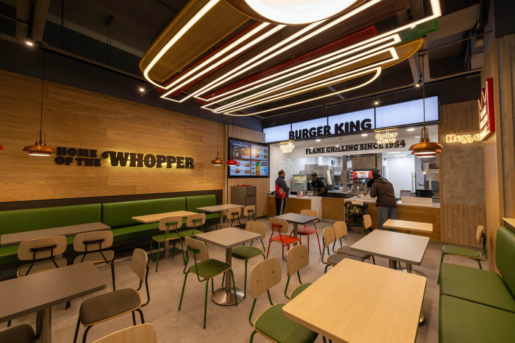 The newly opened Burger King in St Johns Centre, Leeds