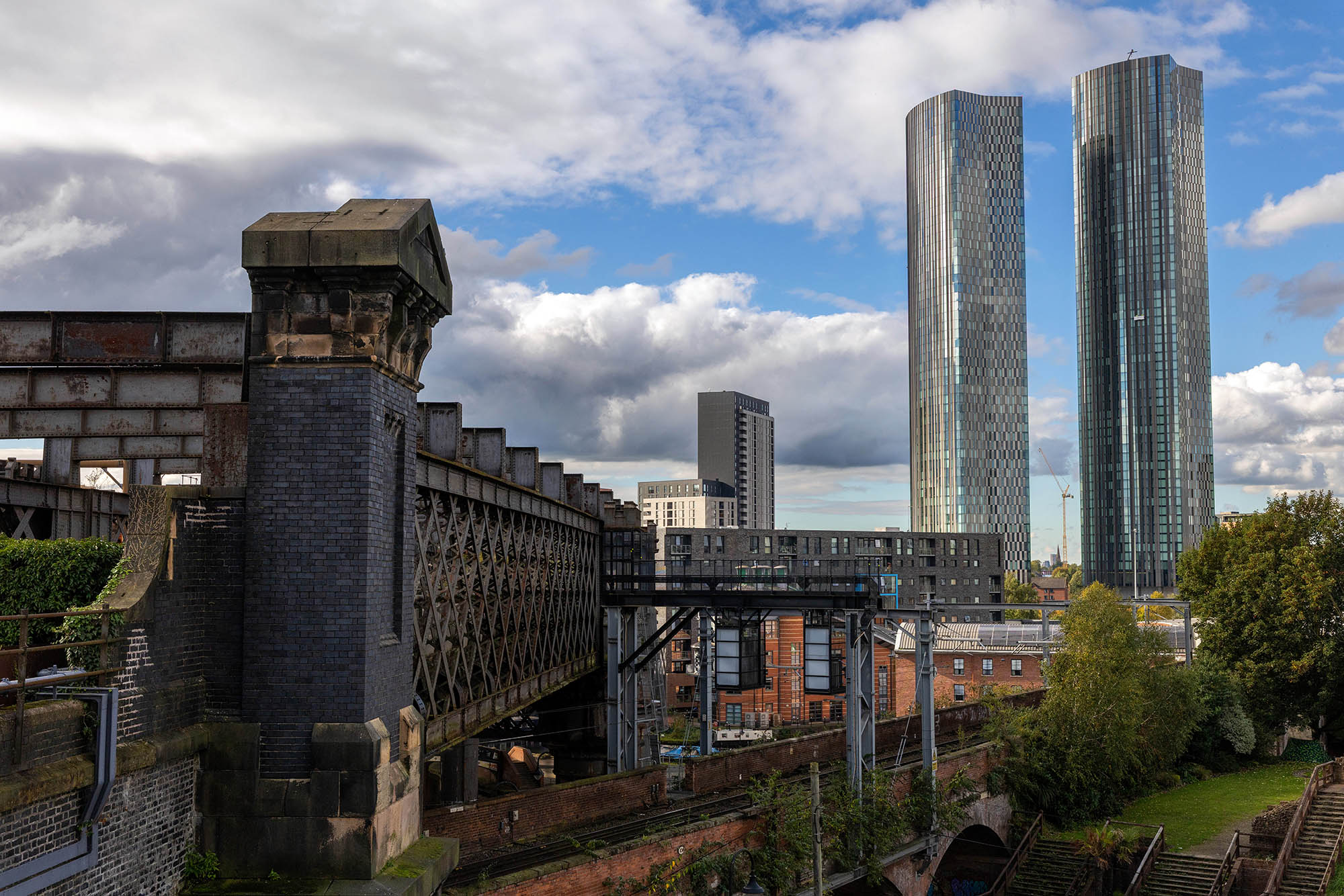 Victorian engineering vies with 21st century towers
